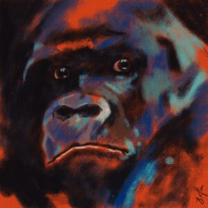 der waechter gorilla krafttier
